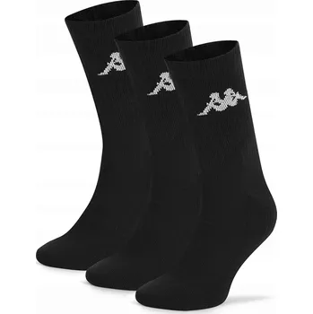 Pánské ponožky Kappa ponožky dlouhé unisex černé Z4448_AW24 (3-PACK)