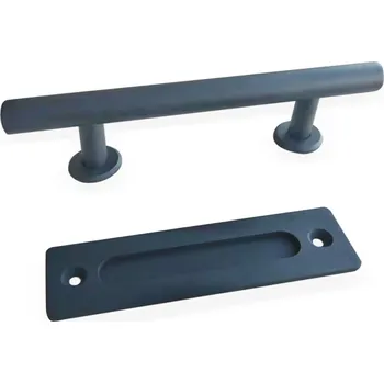 Madlo do koupelny KOVIAN, s.r.o. Kovové madlo pro SPD systém, průměr madla ø 25mm, délka 300mm, rozteč 180mm, pozinkované, RAL9005 matná černá