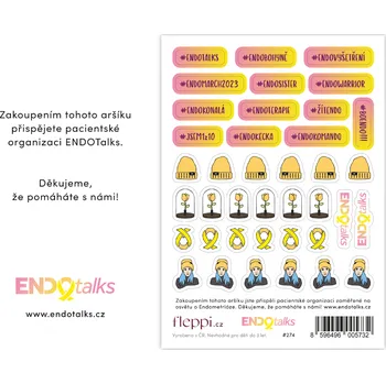 samolepka Fleppi Samolepky ENDOtalks