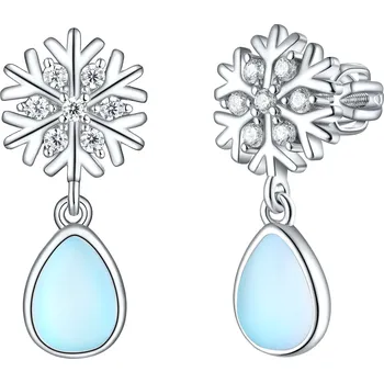 Náušnice Olivie Stříbrné náušnice MĚSÍČNÍ ZIMA 8139 Ag 925; ≤3,1 g.