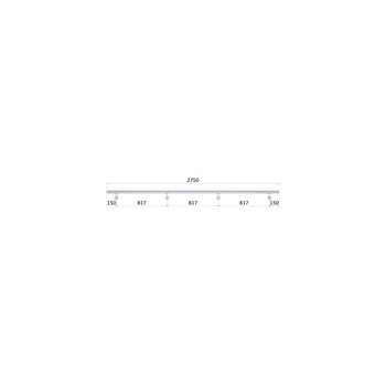 Madlo do koupelny KOVIAN, s.r.o. Madlo ø 42.4mm, L-2750mm, broušená nerez AISI316