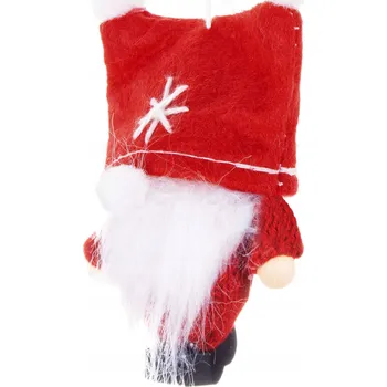 Vánoční dekorace VÁNOČNÍ KOULE NA VÁNOČNÍ STROMEČEK DEKORACE ZÁVĚSNÝ SKŘÍTEK TRPASLÍK PŘÍVĚSEK 8 cm VÁNOČNÍ