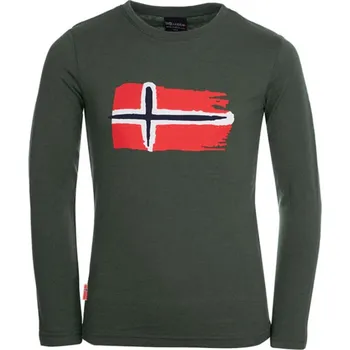 Tričko Trollkids Khaki 2143699 152