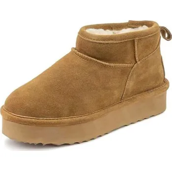 Dámské kozačky Boty natural world Hellbraun 4520182 38