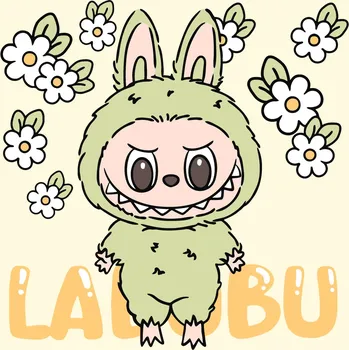 Ideyka Malování podle čísel – Veselý Labubu ©art_selena_ua 25 x 25 cm