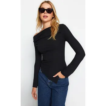 Dámské tričko trendyol Schwarz 294931 S