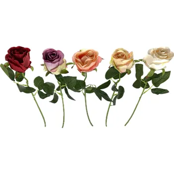 umělá květina Růže poupě jednohlavá 50 cm pr.6 cm