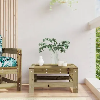 Zahradní sestava Zahradní podnožka impregnované borové dřevo - 8720845807160