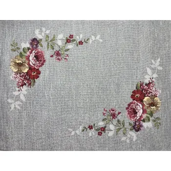 prostírání Tegatex Gobelínové prostírání chenille - elegantní květinová kompozice