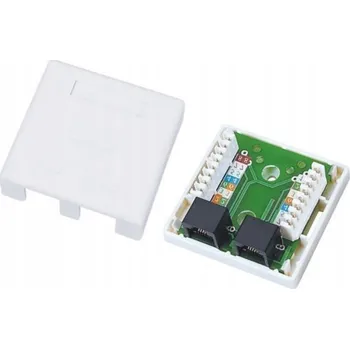 Elektrická zásuvka Internetová zásuvka nástěnná Alantec bílá