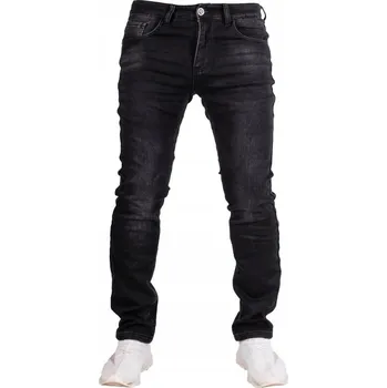 Pánské džíny VEL.31 Pánské džíny ČERNÉ LEHCE ZATEPLENÉ BATEL