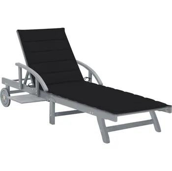 Zahradní lehátko Zahradní lehátko s poduškou masivní akáciové dřevo - 8720286237298