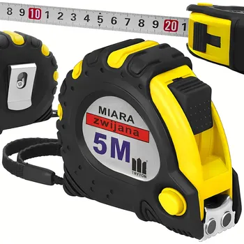 metr SVINOVACÍ METR PÁSMOVÁ MĚRKA S AUTOMATICKOU BLOKÁDOU 5m