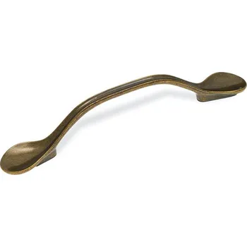 14030 - Úchytka rozteč 128mm staromosaz (14030 - Úchytka rozteč 128mm staromosaz )