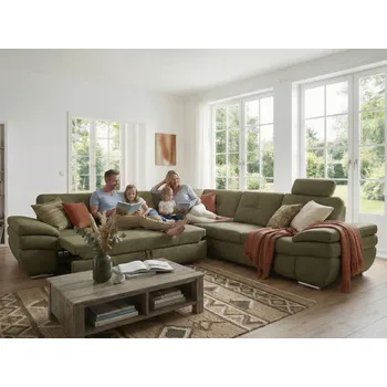 Sedací souprava Luxusní rozkládací rohová sedací souprava ARGENTO Pravý roh