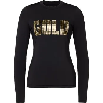 Dámské tričko Dámské tričko Goldbergh AUREA LONG - černá XL