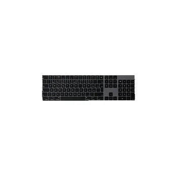 Klávesnice LMP USB-C klávesnice pro Mac s číselnou klávesnicí CZ, hliníková, vesmírně šedá CZ - 29171