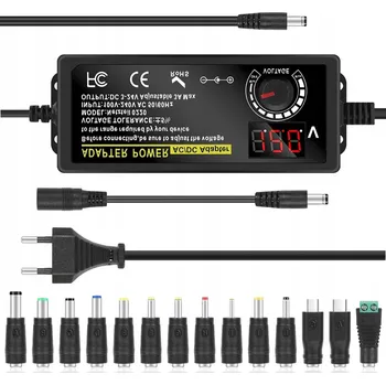Univerzální nastavitelný napájecí adaptér DC 3-24V 3A s potenciometrem AC 100-240V 72W