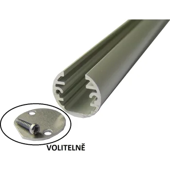 LED lišta Hliníkový LED profil Dencop pro hranové svícení /tyč=6m/ /6526/