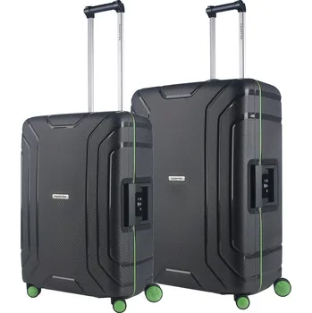 CARRY ON Sada kufrů Steward Dark Grey 2-set M+L