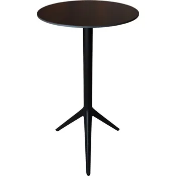 Barový stolek VONDOM Černý barový stůl MARI-SOL 59 cm se sklápěcí podnoží