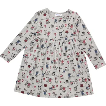 Dívčí šaty Dívčí šaty - WINKIKI WKG 02892, šedá Barva: Šedá, Velikost: 122