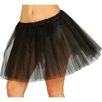 Karnevalový kostým GuircaTylová tutu sukně 40cm - černá