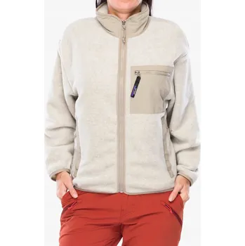 Dámská mikina Rozepínací mikina dámská Patagonia Synch Jkt - oatmeal heather/seabird grey M