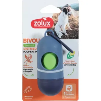 sáček na exkrement Zolux zásobník sáčků na exkrementy BIVOUAK modrá