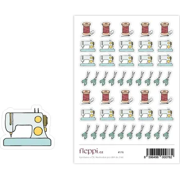 samolepka Fleppi Samolepky Šití