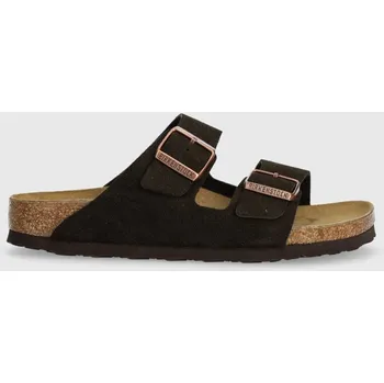 Dámská obuv Semišové pantofle Birkenstock Arizona 1027083 hnědá 88X, EUR 40