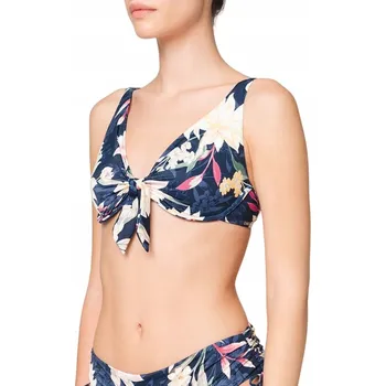 Podprsenka TRIUMPH O - BOTANICAL LEAF W 02 vrchní díl bikin s kosticemi, měkká podprsenka 38D / 75D