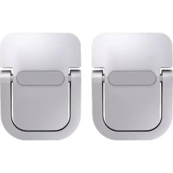 Univerzální hliníkové podložky pod notebook, stříbrné