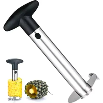 Nůž a vykrajovač na ananas z nerezové oceli