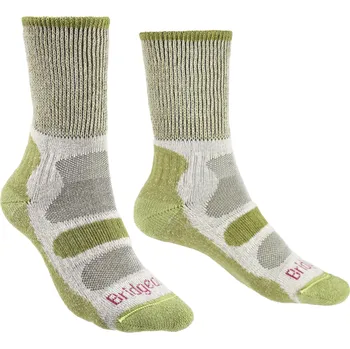 Dámské ponožky Ponožky Bridgedale Hike Lightweight Boot Cotton Cool Comfort Women's spring green/720 L (7-8,5 UK)
