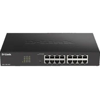 Switch D-Link DGS-1100-16V2 16-Port Gigabit Smart Managed Switch, fanless