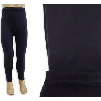 Dartomik dětské legíny dlouhé zateplené bavlna modré velikost 116