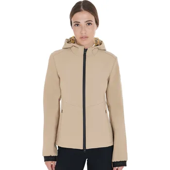 Dámská větrovka EQUESTRO Bunda softshellová Winter Equestro, dámská, beige XL
