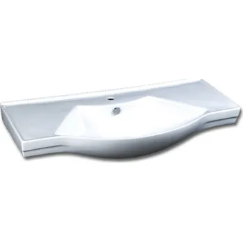 Umyvadlo Umyvadlo keramické na desku P75593 s otvorem pro baterii