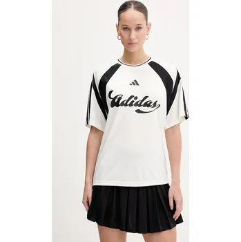 Tričko adidas House of Tiro KB6126 béžová 01X, vel. M