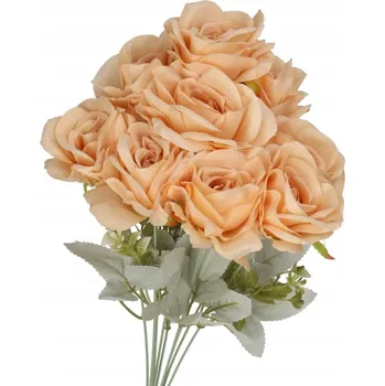 umělá květina KYTICE RŮŽÍ UMĚLÉ KVĚTINY JAKO ŽIVÉ 50 CM HUSTÉ XXL DEKORATIVNÍ