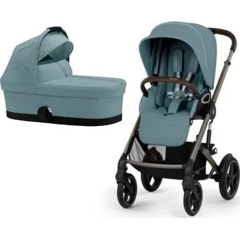 Kočárek Cybex Talos S Lux Kompletní kočárek - Taupe/Stormy Blue
