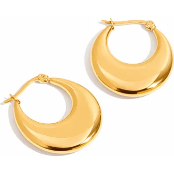 Náušnice ELENYS Icona Gold – pozlacené náušnice 18K žluté zlato pozlacené náušnice 18K žluté zlato