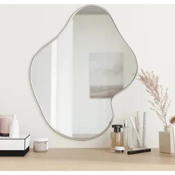 Zrcadlo Nástěnné zrcadlo stříbrné 60 x 50 cm - 8720287166672