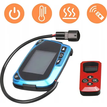 Ventilátor topení a klimatizace OVLADAČ PRO OHŘÍVAČ S DÁLKOVÝM OVLÁDÁNÍM 50M NEZÁVISLÉ TOPENÍ 12V 24V