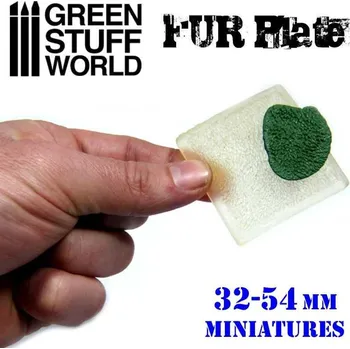 Green Stuff World Texture Plate - Wolf Fur - texturovací guma (Green Stuff World)