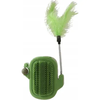 Hračka pro kočku Hračka pro kočky se šantou kočičí SIEMIEC Kartáč s šantou kočičí pro kočky 3