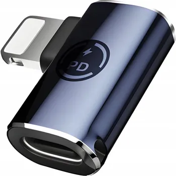 Datový kabel ÚHLOVÝ ADAPTÉR PŘEVODNÍK Z USB-C NA LIGHTNING 27W USB 3.2 PD2