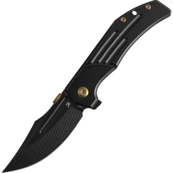 Kansept Orion Blackwash CPM S35VN with CNC Milling Blackwash Titanium K1089A4