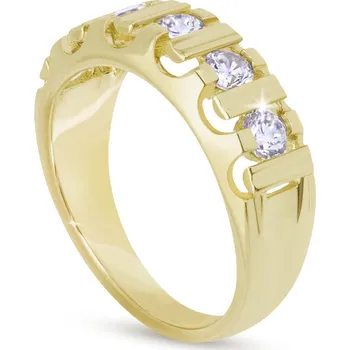 Prsten DUBAI 0536 Prsten rytý zirkony Velikost prstenu - obvod: 52 mm Ellami